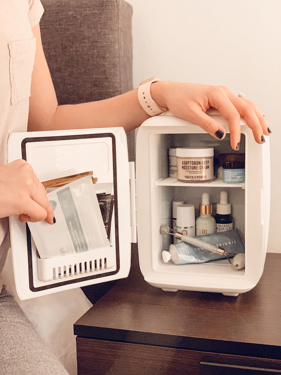 Inside Skincare Fridge